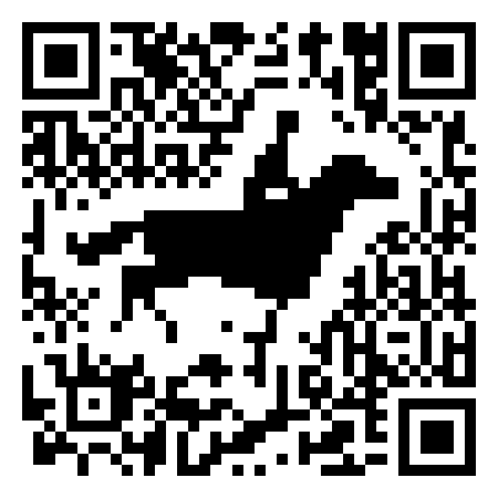 A low quality animated QR code of a horse in motion.